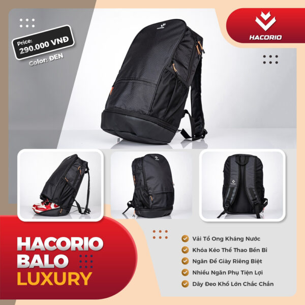 BaLo Thể Thao Bóng Rổ HACORIO LUXURY Đẹp Nhất 2024