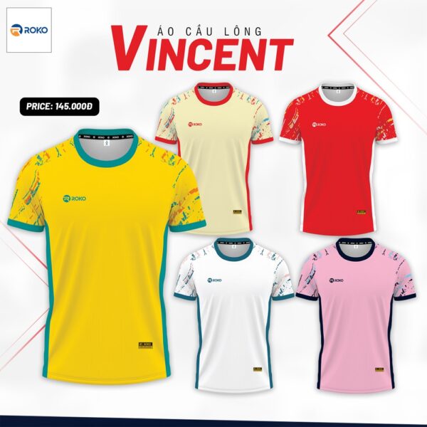 Mẫu Quần Áo Cầu Lông Quần ROKO - VINCENT Độc Lạ