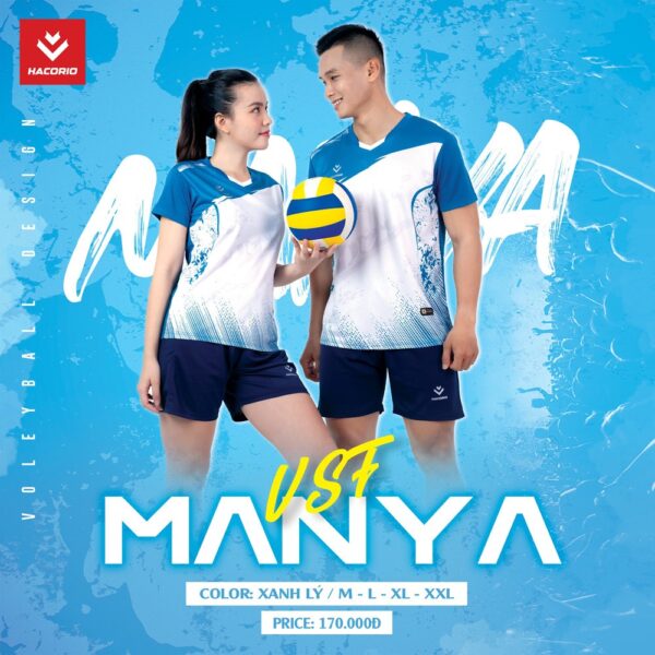Mẫu Quần Áo Bóng Chuyền Có Sẵn HACORIO - VSF - 03 Màu Xanh Lý